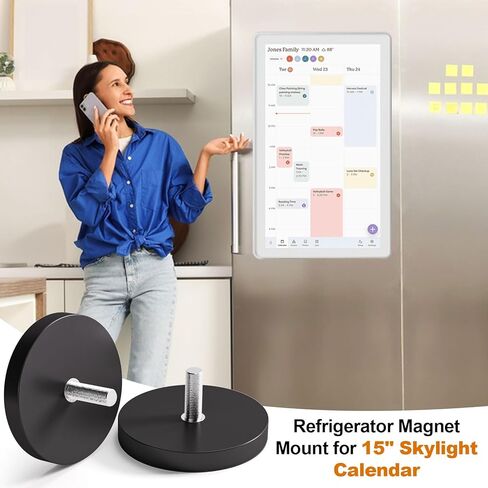 3 PCS 15-Inch Skylight Calendar Strong Magnetic Stand, Easy to Install, Strong Magnetic Adsorption Force, Suitable for Office Desks Refrigerators Classrooms (with Little Sponge) in Saudi Arabia