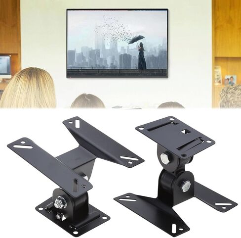 Adjustable Wall Mount Bracket Flat Panel Frame 180 Degree Rotation Mount Bracket for 14-24 Inch LCD LED Wall Mount and Tilt in Saudi Arabia