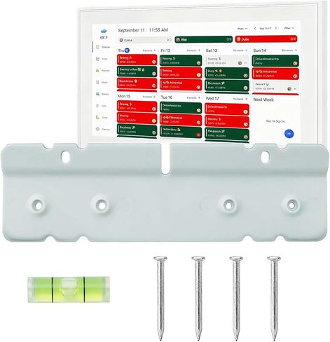 shupti For Skylight Calendar Wall Mount Compatible Kit - 15 Inch No-Drill Damage-Free & Screw-In Bracket - Universal Digital Calendar Stand for Home Office in Kuwait