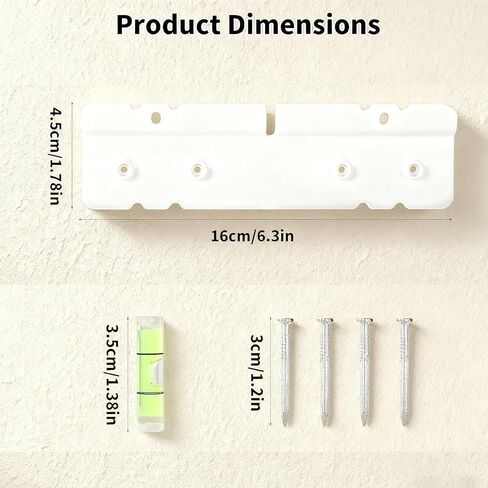 shupti For Skylight Calendar Wall Mount Compatible Kit - 15 Inch No-Drill Damage-Free & Screw-In Bracket - Universal Digital Calendar Stand for Home Office in Kuwait