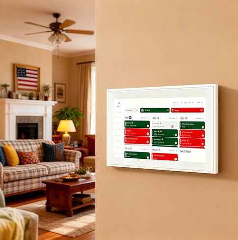 shupti For Skylight Calendar Wall Mount Compatible Kit - 15 Inch No-Drill Damage-Free & Screw-In Bracket - Universal Digital Calendar Stand for Home Office in Kuwait