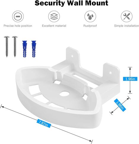 حامل تثبيت على الحائط لـ eero Max 7 WiFi، حامل حامل بسيط وقوي لـ eero Max 7 WiFi من HOLACA (عبوة واحدة، أبيض) in Saudi Arabia