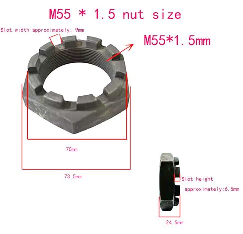 صامولة مشقوقة، M55*1.5mm.10pcs/lot in Saudi Arabia