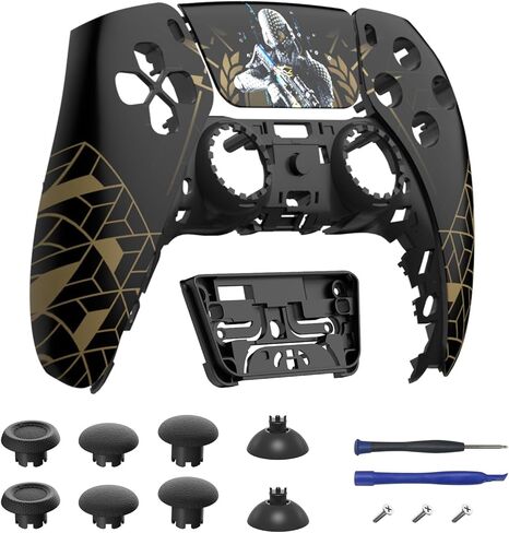 Front Shell Touchpad Compatible with PS5 Edge Controller, DIY Replacement Faceplate Custom Touch Pad Cover Set with Thumbsticks for PS5 Controller BDM-010 020 030 040 050 in Kuwait