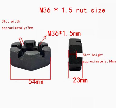 صامولة مشقوقة، M36*1.5mm.10pcs/lot in Saudi Arabia
