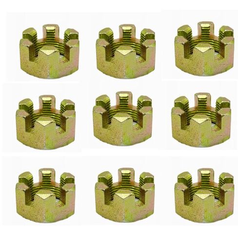 Slotted nut, M24*1.5mm.20pcs/lot in Saudi Arabia