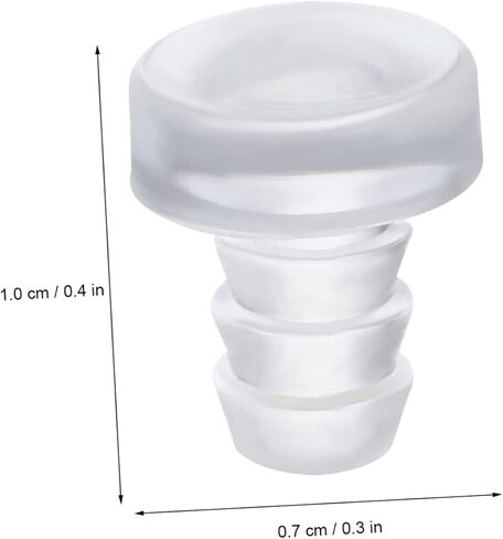 Lurrose 200Pcs Cabinet Door Bumpers Collision Stem Bumpers for Furniture Protection Transparent PVC Pads for Cabinets Drawers and Tabletops in Saudi Arabia