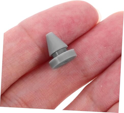 50 Pieces Silicone Door Bumpers Collision Plugs for Cabinet Window Shock Absorbing Protective Pads with Threading for Cable Management Easy Installation Reliable in Saudi Arabia