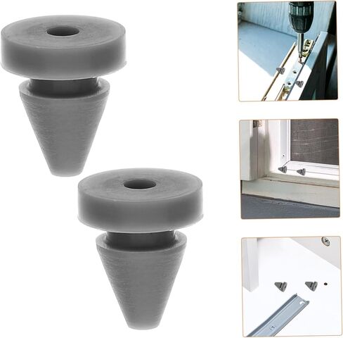 50 Pieces Silicone Door Bumpers Collision Plugs for Cabinet Window Shock Absorbing Protective Pads with Threading for Cable Management Easy Installation Reliable in Saudi Arabia