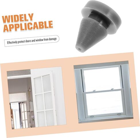 50 Pieces Silicone Door Bumpers Collision Plugs for Cabinet Window Shock Absorbing Protective Pads with Threading for Cable Management Easy Installation Reliable in Saudi Arabia