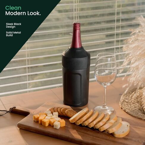 Wine Bottle Cooler Sleeve | Portable Bottle Chiller for Wine Lovers | Insulated Wine Cooler for Outdoor & Indoor Use | Wine Cooler by Vondra in Kuwait