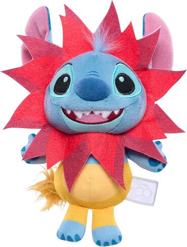 Just Play Disney100 Years of Wonder Stitch as Simba Small Plushie Stuffed Animal, Officially Licensed Kids Toys for Ages 2 Up in Kuwait