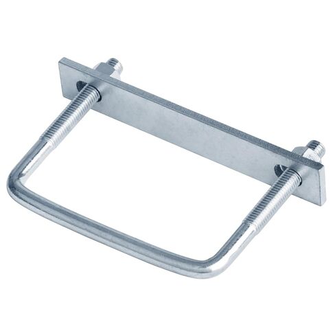 4 Pcs 6 Inch Wide Square U-Bolt for Trailer, 1/2" x 6-1/8" x 5-1/8", Electro-Galvanized Steel in Saudi Arabia
