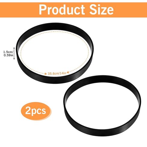 Vacuum Belts for Hoover 562932001, Vacuum Cleaner Belts for Hoover Windtunnel T-Series, Fit UH70200 UH70210 UH70105 UH70120 UH71214 UH71215 UH71250 UH72600 (2 Pack) in Saudi Arabia