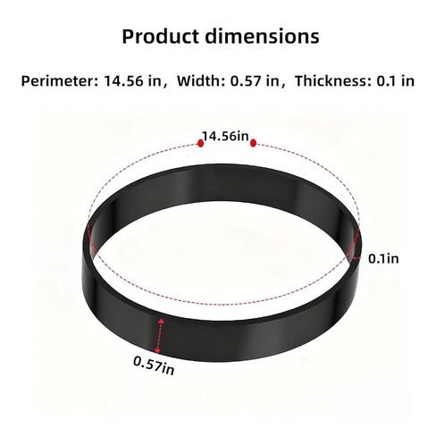 أحزمة التنظيف الكهربائية المستقيمة 3031120، مناسبة لاستبدال قطع المكنسة الكهربائية بيسيل 1606929،3031123،2031093، 32074،3031120، الحزام يناسب الأنماط 7/9/10/12/ 14/16 (قطعة واحدة) in Kuwait