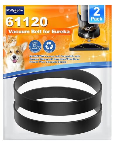 4 Pack Style U Vacuum Belts Compatible with Eureka Airspeed Vacuum AS1000A AS1001A AS2000A 4100 4700 51905700, Replace Part 83797, 61120, 61120A in Kuwait