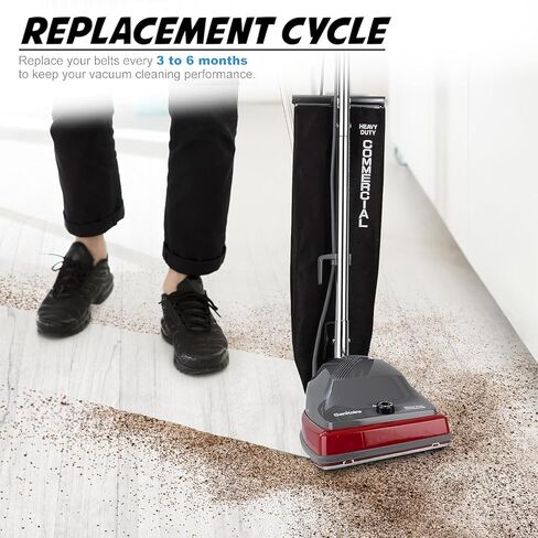 2PK 66100 Upright Vacuum Replacement Belt fits Sanitaire – Round Belt for SC679, SC684, SC688, SC688, SC886, SC888, SC899 Models – Durable RD Style Vacuum Cleaner Belt (2PK) in Kuwait