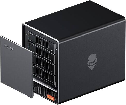 R1 Intel N100 MINI PC 4C/4T ، دعم 40T （2 * 20T 2 Bay Storage） ， NO RAM NO SSD 3-IN-1 MINI COMPUTERS WIFI 6 DUAL 2.5G LAN in Kuwait