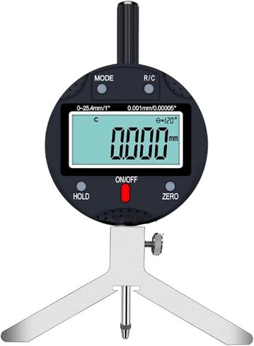 Digital Chamfer Gage, Electronic Radius Radian Indicator Ruler, with 2 Pcs Measuring Jaw(90/120° Angles), Range Radius: 3-80mm, Chamfer: 0.5-21mm; Accuracy: 0.001mm in Saudi Arabia
