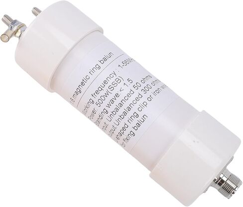 SUNGOOYUE 500W 1 to 56MHz HF Shortwave Antenna Impedance Transformer, 50 Ohm to 300 Ohm Balun Unbalanced Balanced, with Low VSWR Below 1.5, for Shortwave Communication in Saudi Arabia