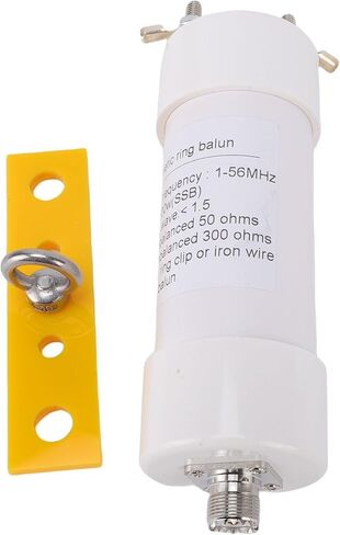 SUNGOOYUE 500W 1 to 56MHz HF Shortwave Antenna Impedance Transformer, 50 Ohm to 300 Ohm Balun Unbalanced Balanced, with Low VSWR Below 1.5, for Shortwave Communication in Saudi Arabia