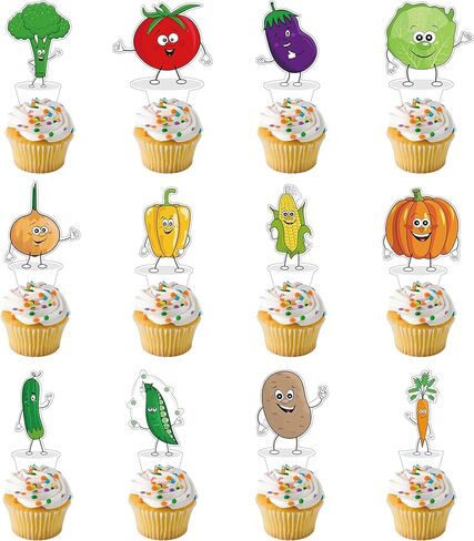 24pcs حشرات الربيع الصيفية Cupcake Topcake Bee Bugs Snails Ladybug Cupcake Bug Party Formor in Kuwait