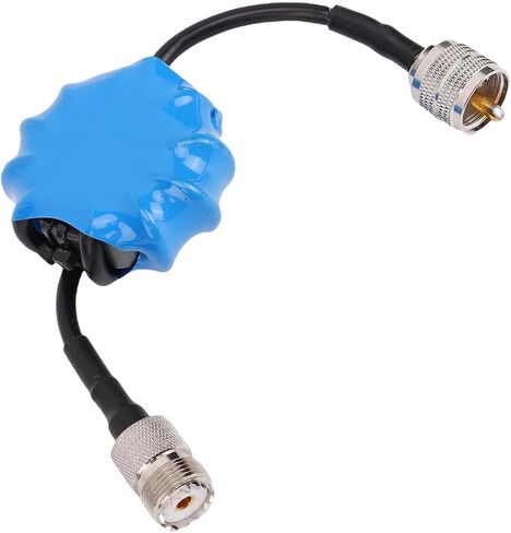 PUSOKEI EM25 Shortwave Choke Balun، مرشح ضوضاء RF 1.8-30 ميجاهرتز مع موصل PL-259 إلى SO-239، خنق الوضع المشترك 100 وات PEP لاتصالات هوائي راديو هام والعمليات الميدانية in Saudi Arabia