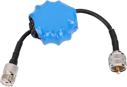 PUSOKEI EM25 Shortwave Choke Balun، مرشح ضوضاء RF 1.8-30 ميجاهرتز مع موصل PL-259 إلى SO-239، خنق الوضع المشترك 100 وات PEP لاتصالات هوائي راديو هام والعمليات الميدانية in Saudi Arabia