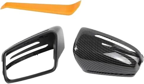 Black Rear View Mirror Cap Fit for W176 W246 W212 W204 C117 W221 C218 A B C E S CLA GLA GLK Class Acces in Saudi Arabia