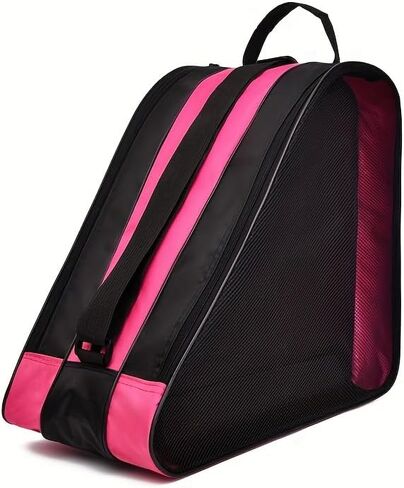 Three-Layer Large Capacity Skate Storage Bag, Thickened Ice Skate Bag, Adjustable Shoulder Strap, Suitable for Ice, Inline Skates and Four-Wheel Skates Storage in Saudi Arabia
