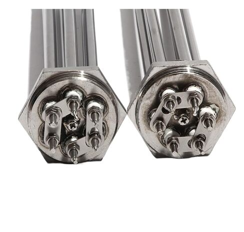 مجموعة عناصر سخان المياه 12KW 220V DN40 - عنصر تسخين من الفولاذ المقاوم للصدأ 304 مع ملحقات للتدفئة السريعة in Kuwait