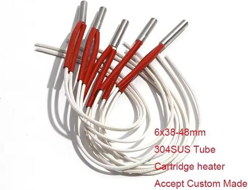 304SS Heater 6mm x 38-45mm 110V/380V 70W-90W for Oven - 5 Pack(220V,90W 6x48mm) in Saudi Arabia