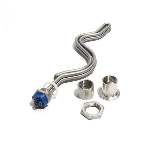 High-Power Heater Element 1" BSP/NPT for Homebrewing & Distilling - 4.5KW, 5.5KW, 6.5KW, 240V, 304 Stainless Steel(with hex nut,BSP Thread-4.5KW) in Kuwait