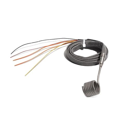 High-Efficiency 40mm Hot Runner Coil Heater with K Thermocouple - 450-1000W, 220V, Perfect for Injection Molding Machines(3x3mm,800W 40x50mm) in Kuwait