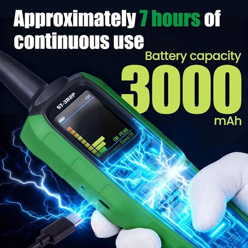 كاشف تسرب غاز التبريد من سوبر ستارز HVAC، مستشعر من الفولاذ المقاوم للصدأ، جهاز هالوجين فريون، كشف تكييف الهواء وتبريد السيارات، R22 R134a R410a CFCs HCFCs HFCs، ST-382P in Kuwait