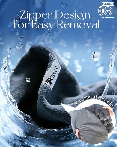 وسادة تسخين قابلة للاستخدام في الميكروويف من كومويل للرقبة والكتفين، حزمة حرارية رطبة مرجحة 3.3 رطل مع غطاء قابل للإزالة وقابل للغسل، لفافة رقبة ساخنة في الميكروويف لتخفيف آلام الظهر in Kuwait