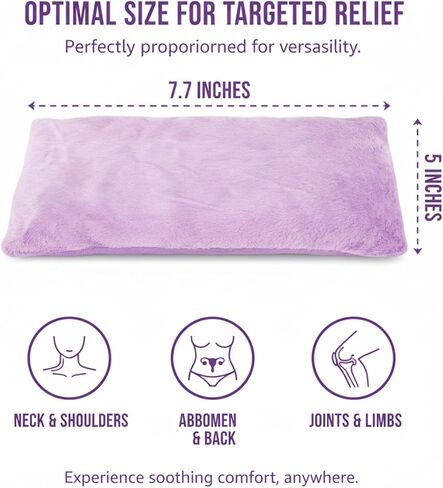 Premium Microwave Heating Pad - Soft Fabric for Muscle Comfort & Relaxation - Reusable Hot Pad for Neck, Back, Shoulder, and Abdomen in Kuwait