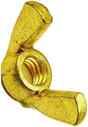 1/4-20 Wing Nut Solid Brass Butterfly Nut Pack 10-L8 in Kuwait