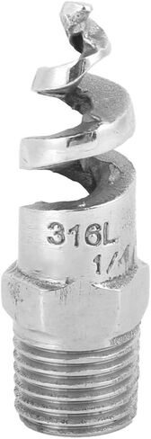 Stainless Steel Spiral Nozzle, Watering Accesssories Spiral Cone for Gas Cooling and Washing Fire Proof (G1/4 DN8) in Saudi Arabia