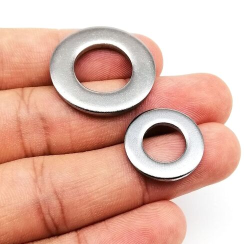 Flat Washers, 2/5/10/50Pcs 316 Stainless Steel Plain GasketRing Stainless Steel Flat Washer in Saudi Arabia