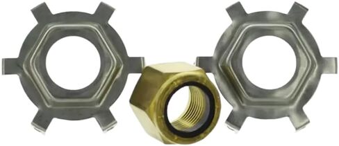 Propeller Nut Tab Washer Kit 11-52707A2 11-52707A1 Compatible With MerCruiser Sterndrive Alpha 1 Bravo 1 2 3 75 90 120 150HP in Saudi Arabia