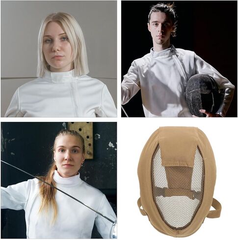 Ciieeo Full Steel Mesh Fencing Breathable Outdoor Protective Cover Style Anti-Impact Mud Color for Team Sports and Games in Kuwait