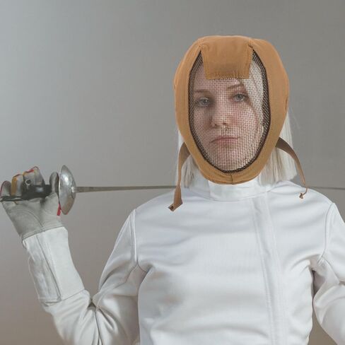 Full Face Fencing Mask Metal Mesh Protective Face Guard Breathable Steel Cage Cover for Outdoor Sports and Training in Kuwait