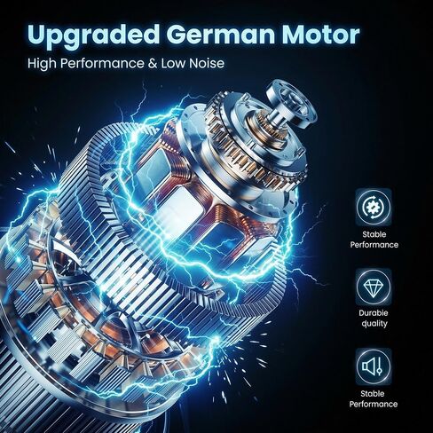 سرير مستشفى كهربائي كامل من Careboda للاستخدام المنزلي - 5 وظائف قابلة للتعديل مع محرك ألماني، مرتبة إسفنجية من البولي يوريثان مقاس 4 بوصات، قضبان أمان قابلة للطي، جهاز تحكم عن بعد، طاولة فوق السرير، ارتفاع 9.4 بوصة - 28.5 بوصة، يصل إلى 530 رطلاً in Kuwait