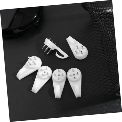 HOMSFOU 3sets Invisible Nail Hooks for Wall Durable Picture Hangers Traceless Design for Easy Hanging of Frames Artwork for Home Office Decor 25pcs*3 in Saudi Arabia