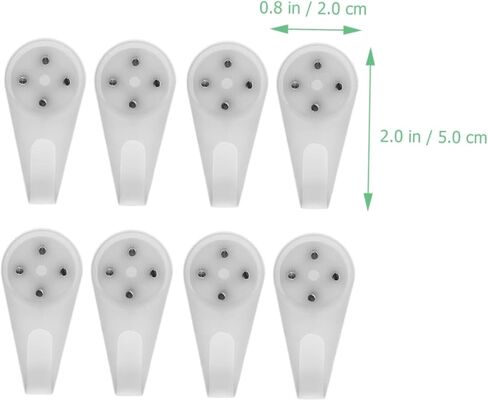 HOMSFOU 3sets Invisible Nail Hooks for Wall Durable Picture Hangers Traceless Design for Easy Hanging of Frames Artwork for Home Office Decor 25pcs*3 in Saudi Arabia