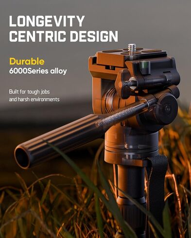 Fanttik DT10 Pro Laser Level Tripod, 2.2 Lbs Lightweight, 360° Flexible Pan Head, Quick Release Plate with 1/4"-20 Thread Mount, for Measurement Tools in Kuwait