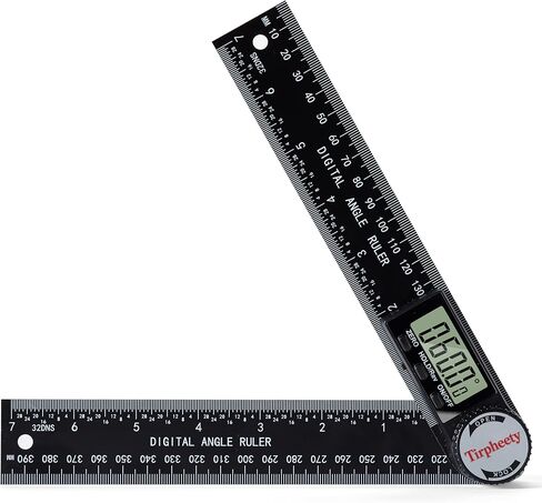 Digital Angle Finder Protractor, 3rd Generation Quick Display Angle Gauge Ruler, 7-Inch (200mm) Professional Measuring Tool for Woodworking, Carpentry, and Construction(plastic） in Kuwait
