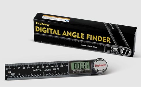 Digital Angle Finder Protractor, 3rd Generation Quick Display Angle Gauge Ruler, 7-Inch (200mm) Professional Measuring Tool for Woodworking, Carpentry, and Construction(plastic） in Kuwait