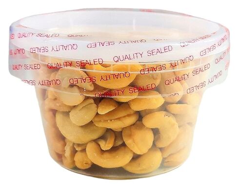 أشرطة انكماش حراري شفافة مع طباعة آمنة باللون الأحمر - تناسب حاويات الحساء البلاستيكية/الأطعمة الجاهزة (عبوة من 1000) in Kuwait